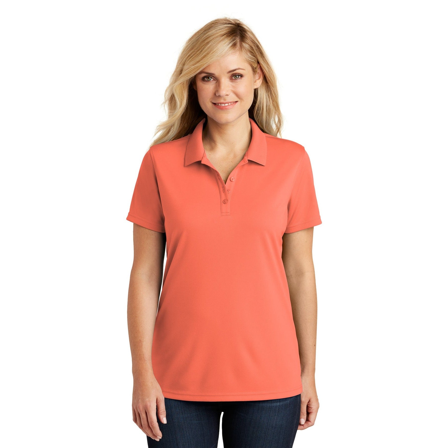 Port Authority-Port Authority® Women's Dry Zone® UV Micro-Mesh Polo. LK110-MedTech-6